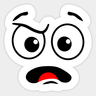 Surprised face Sticker